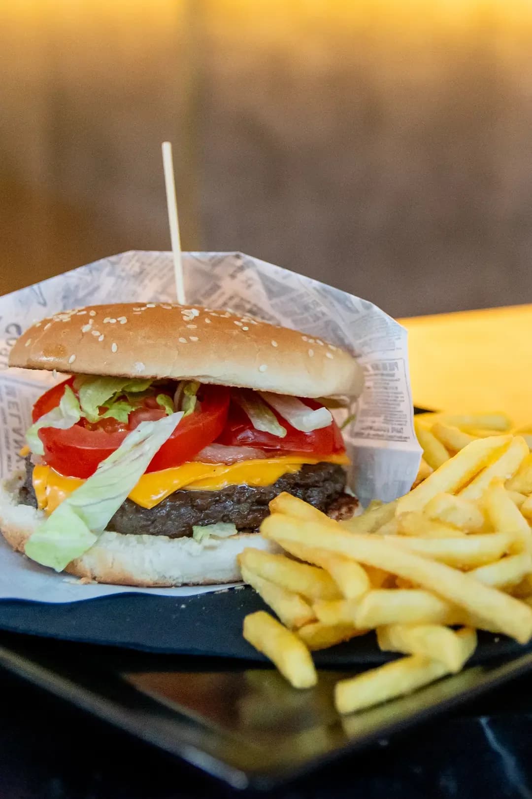Un hamburger di fassona de La Pagoda